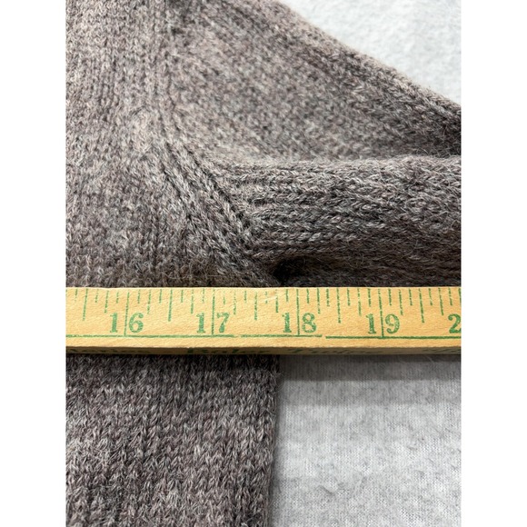 Eileen Fisher Cardigan Sweater Womens Petite Medium Brown Gray Open Front Duster - Picture 8 of 13